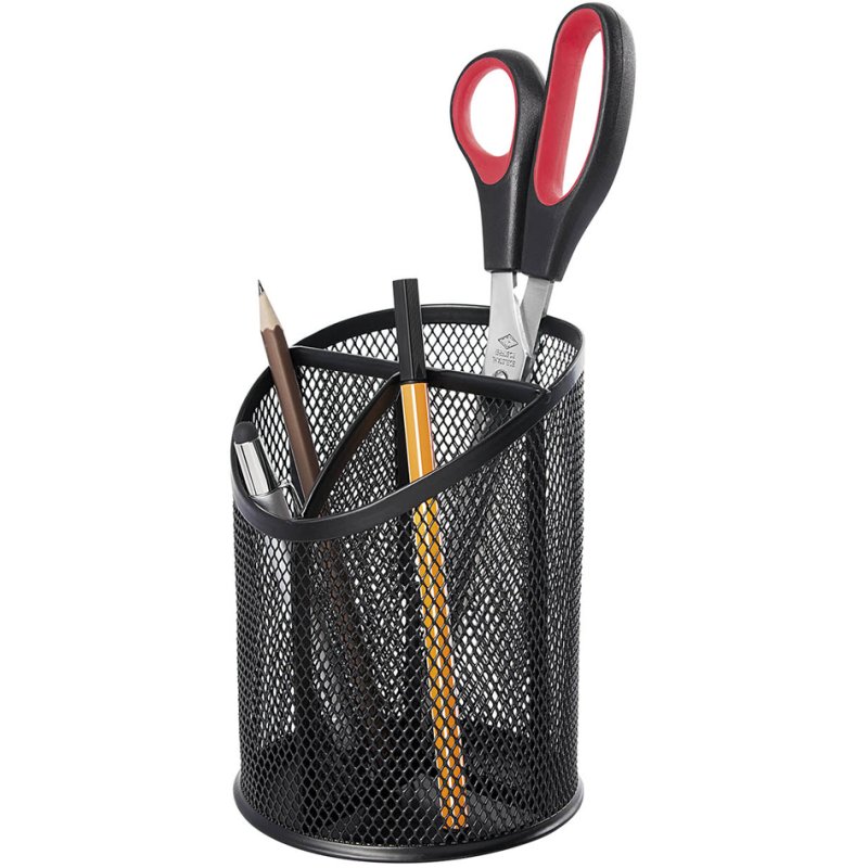 WEDO porte-crayons Office, métal fil, noir, 3 compartiments